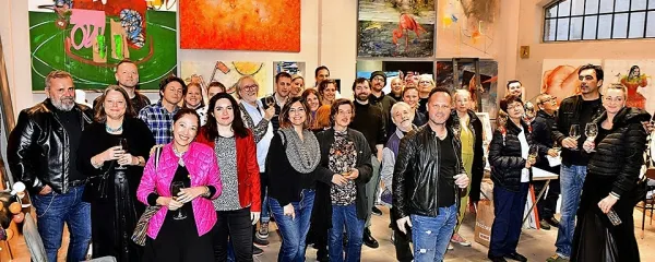 Ustvarjanje, povezovanje in mreženje. Umetniki na spomladanskem Art Circle v Ateljeju Šempeter. 