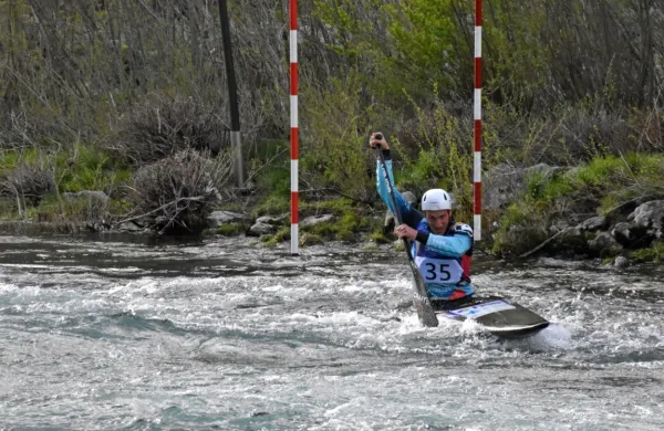 Luka Božič je na prvi tekmi sezone prehitel olimpijskega zmagovalca Benjamina Savška.