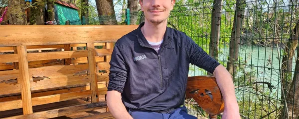 Francoz Dimitri Chapelle v Sloveniji išče ravnovesje med tekom in 
službo.