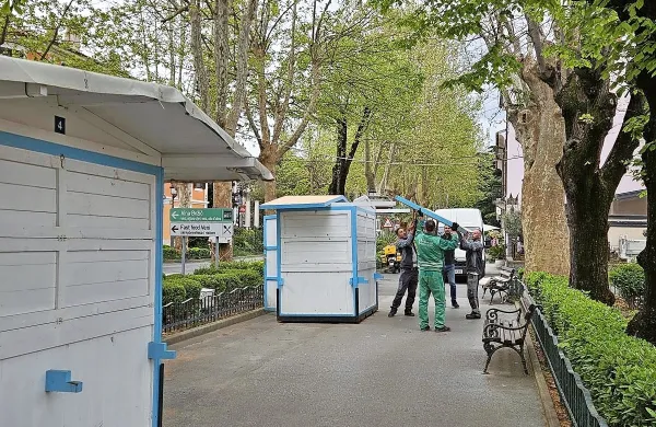 Sprehajališče ob Pietru Coppu brez prodajnih hišk