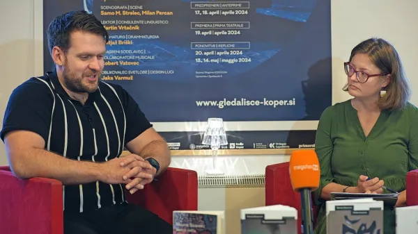 S Sinanovićem se je pogovarjala literarna kritičarka Diana Pungeršič.
