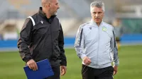 Oliver Bogatinov (desno) s  pomočnikom v Kopru Igorjem 
Božičem.