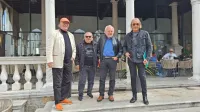 Člani Kameleonov,  brez pokojnega Danila Kocjančiča, (z leve)   
bobnar in pevec Tulio Furlanič, kitarist Marjan Malikovič, klaviaturist Vanja Valič, ki se jim je pridružil leta 1966 in bas kitarist 
Jadran Ogrin, bodo prihodnje leto v dvorani Bonifika praznovalo 
60. obletnico prvega nastopa.  