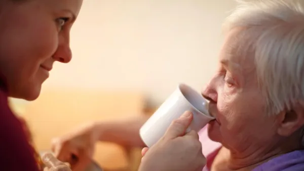 Oskrbovalci družinskega člana morajo, da bi  se povsem posvetili skrbi za svojega človeka,   zapustiti  trg dela. 
Oskrbovalci pa ne morejo biti že upokojeni družinski člani. (Fotografija je simbolična)