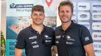 Toni Vodišek (levo) z avstralskim trenerjem Ryanom Palkom