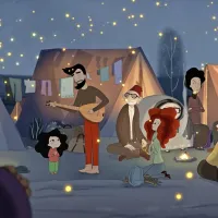 Film Dunja in princesa iz Alepa je vizualno osupljivo popotovanje 
v Sirijo, ki resno temo preplete z očarljivo mešanico pesmi, dišav 
in čarobnih moči.