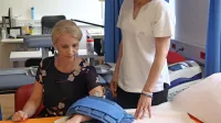 Fizioterapevtka Saša Cvek zagotavlja, da bodo v sodobni ambulanti v Cerknem opravljali vse storitve in skrajšali čakalne 
vrste.