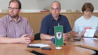 Župan Gašper Uršič, direktor Mestnega muzeja Idrija in vodja cerkljanskega oddelka  dr. Miha Kosmač ter 
Milojka Magajne  o obnovi PB Franje in prenosu lastništva na državo po desetletjih sporov govorijo isti jezik.