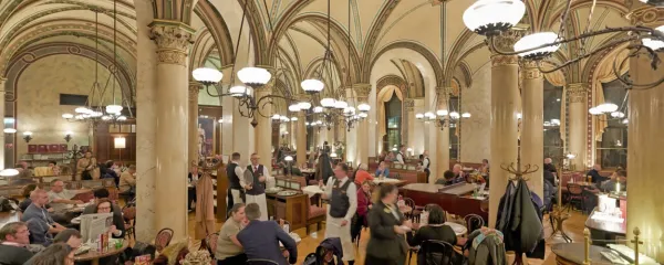 Dunajske kavarne so tradicionalna zbirališča, ki ohranjajo šarm 
tako za domačine kot zvedave turiste.