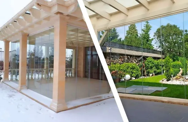 Poleti odprto, pozimi zaprto &ndash; prednosti drsne zasteklitve!