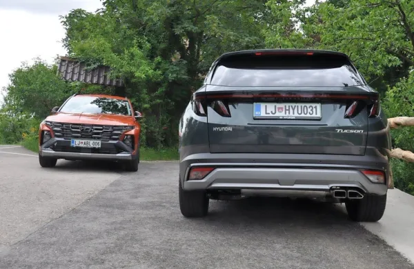 Nekje na pol poti do nove generacije je tuscon doživel rahlo 
prenovo.