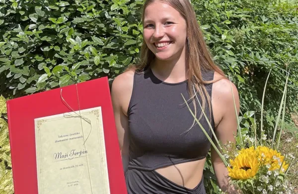 Maja Terpin je na letošnji splošni maturi dosegla vse možne 
točke.