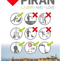 Priporočeno in prepovedano vedenje v Piranu 
