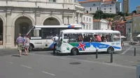 Pred desetimi leti posneta fotografija enega od dveh takrat sveže 
kupljenih električnih avtobusov. 