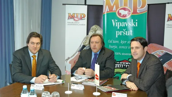 Nekdanji vodilni v Mipu: Marko Volk, Vojteh Volk in Martin Kovač