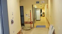 Gradbišče  v izolski bolnišnici (posnetek je nastal 24. julija)  so tudi  
prostori dejavnosti nuklearne medicine v izolski bolnišnici ...