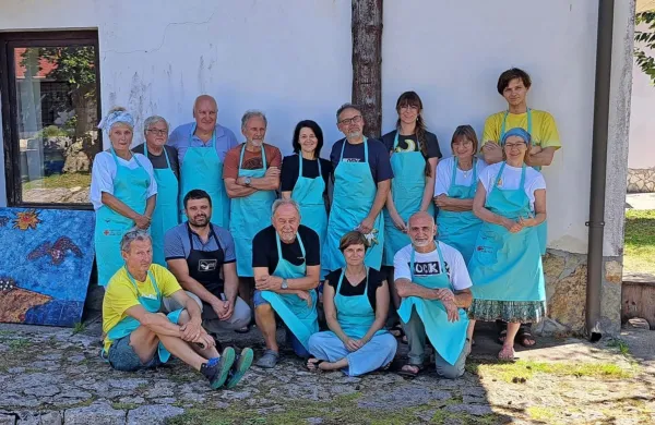 Utrip iz lanske kolonije Umetniki za karitas. 