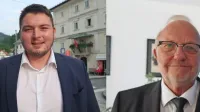 Franc Medic (desno) in Andrej Poglajen