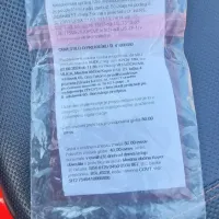 Kazen za nepravilno parkiranje, ki jo je na prvi dan šole dobil eden 
od staršev prvošolcev. 