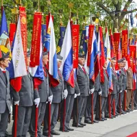 Brez praporščakov ne mine nobena prava proslava. 