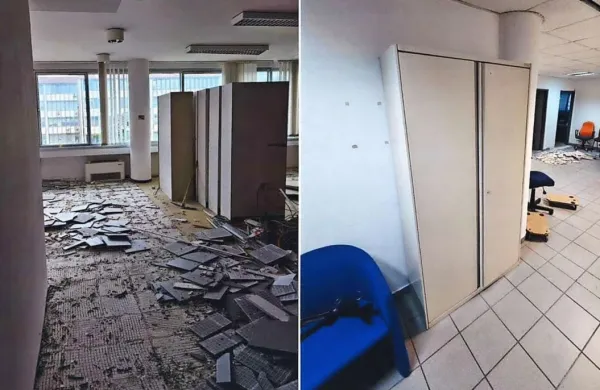 Iz fotografij, ki jih je cenilec naredil ob ogledu prostorov, je 
razvidno, da marca letos prostori niso bili preurejeni v študentski 
dom.