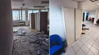 Iz fotografij, ki jih je cenilec naredil ob ogledu prostorov, je 
razvidno, da marca letos prostori niso bili preurejeni v študentski 
dom.
