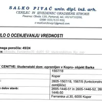 Cenilec je v dokument zapisal, da so bili prostori že lani preurejeni 
v študentske sobe. To ne drži.