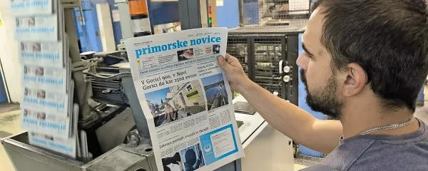 Primorske novice že 20 let izhajajo kot dnevnik.