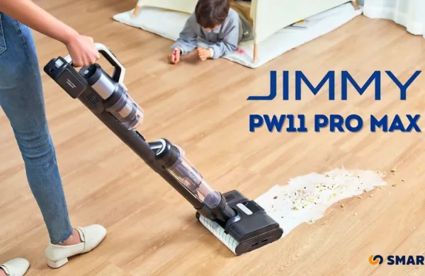 Z eno samo napravo do popolne čistoče: Vsestranski pokončni sesalnik JIMMY