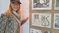 Marlene Zorjan je našla svojo grafiko iz petega razreda.