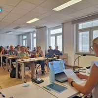 Utrinek z znanstvene konference Družine v Alpah