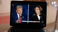 Kamala Harris in Donald Trump se v kampanjah osredotočata 
zlasti na swing države z največ volilci.