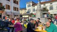 Slastna tolminska frika s krompirjem in sirom je navdušila 
obiskovalce. Pastirska jed je postala  prepoznavna po Sloveniji in 
širše.   
