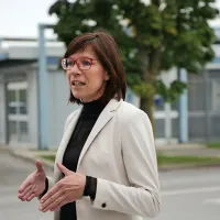 Predsednica sveta delavcev Mojca Plešnar.