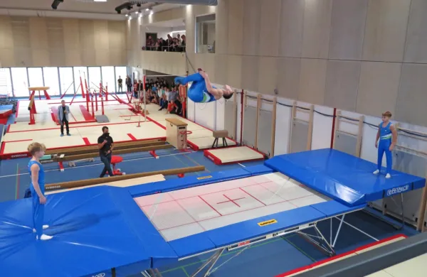 Edina regijska  gimnastična dvorana v Ajdovščini bo dobrodošla za 
treninge klubov iz širše okolice.