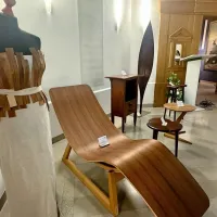 Na razstavi je na ogled  75 unikatnih lesenih izdelkov, ki so 
opremljeni s podatkom o prispevku k znižanju CO₂ v ozračje. 