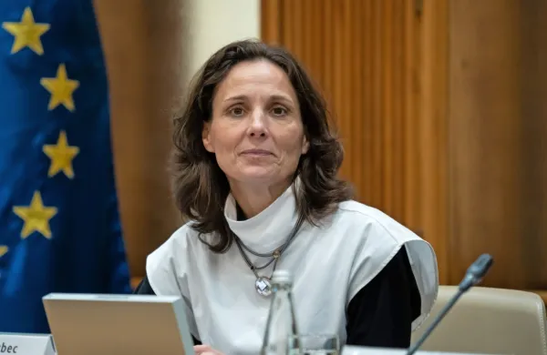 Koalicijo je odločitev predsednice republike Nataše Pirc Musar, da 
DZ za guvernerja Banke Slovenije predlaga Antona Ropa, presenetila, saj so se uskladili o podpori Saši Jazbec (na fotografiji). 