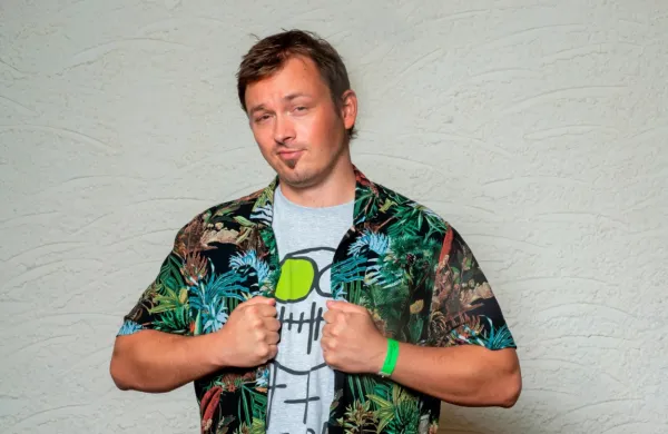 Marko Žerjal že deset let   skrbi za smeh s svojim provokativnim 
humorjem.  