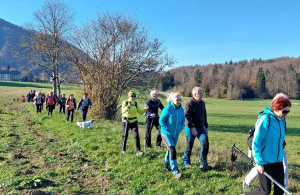 Ob 50. obletnici nekdaj naše najbolj množične smučarsko tekaške 
prireditve - Trnovskega maratona se je po njegovih poteh odpravilo simboličnih 50 pohodnikov.