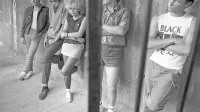 Niet, 1984 (z leve): Aleš Češnovar, Igor Dernovšek, Tanja Ukmar, 
Tomaž Dimnik, Primož Habič