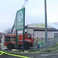 Ogenj je ponoči uničil trgovino Agrarie v Luciji