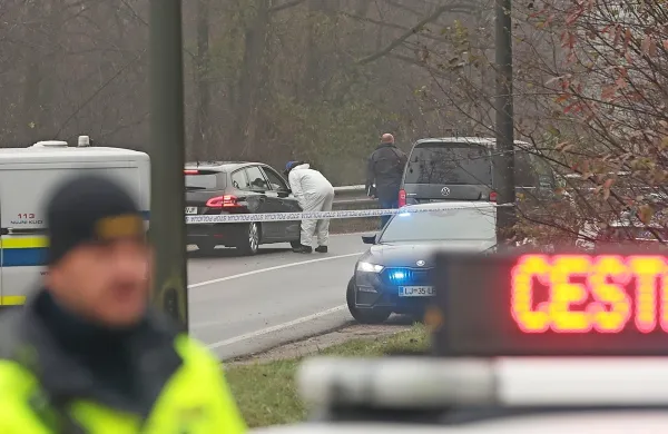 Policisti  so  na kraju zločina  našli več  kot 30  tulcev  različnih  
kalibrov. 