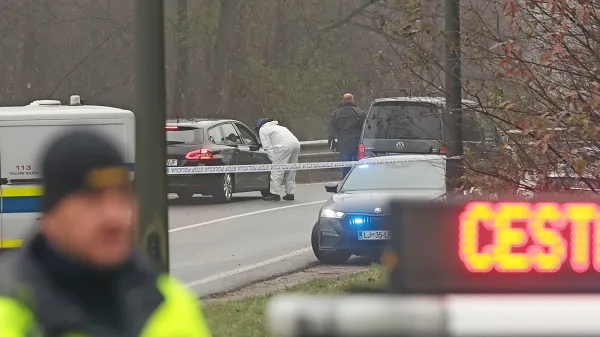 Policisti  so  na kraju zločina  našli več  kot 30  tulcev  različnih  
kalibrov. 