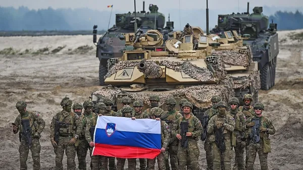 Pripadniki Slovenske vojske so lani sodelovali tudi na mednarodni 
vojaški vaji Anakonda 23 v Romuniji.

