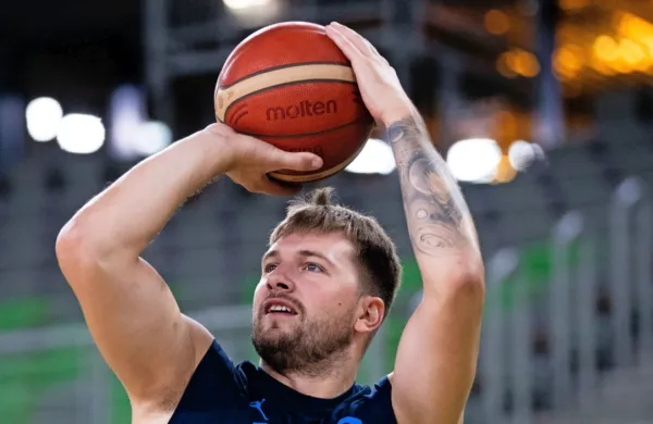 Slovenski košarkarski zvezdnik Luka Dončić 