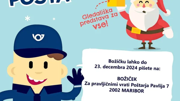 Božičkova po&scaron;ta in ogled pravljice Pikin božič