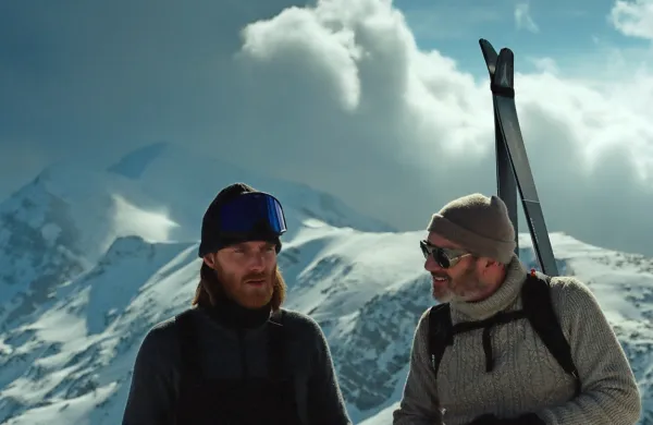 Igrani film Alpha so posneli na Kaninu, Zelenici in Voglu. 