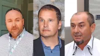 Z leve:  Davor Briševac, Denis Bele, Gašpar Gašpar Mišič