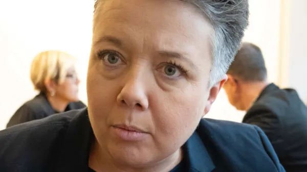 Olga Voglauer, koroška poslanka Zelenih v avstrijskem zveznem 
parlamentu.