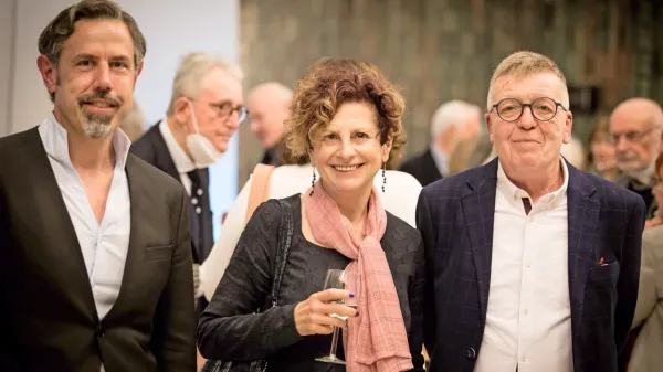 Breda Pahor, ki  je deset let predsedovala upravnemu odboru SSG, je zdaj navdušena 
gledalka.